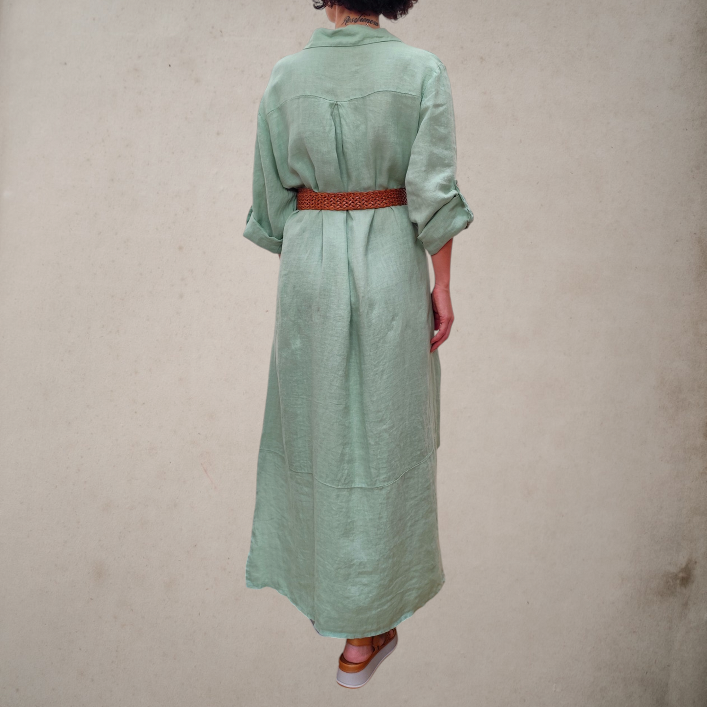 Vestido Camino – lino natural